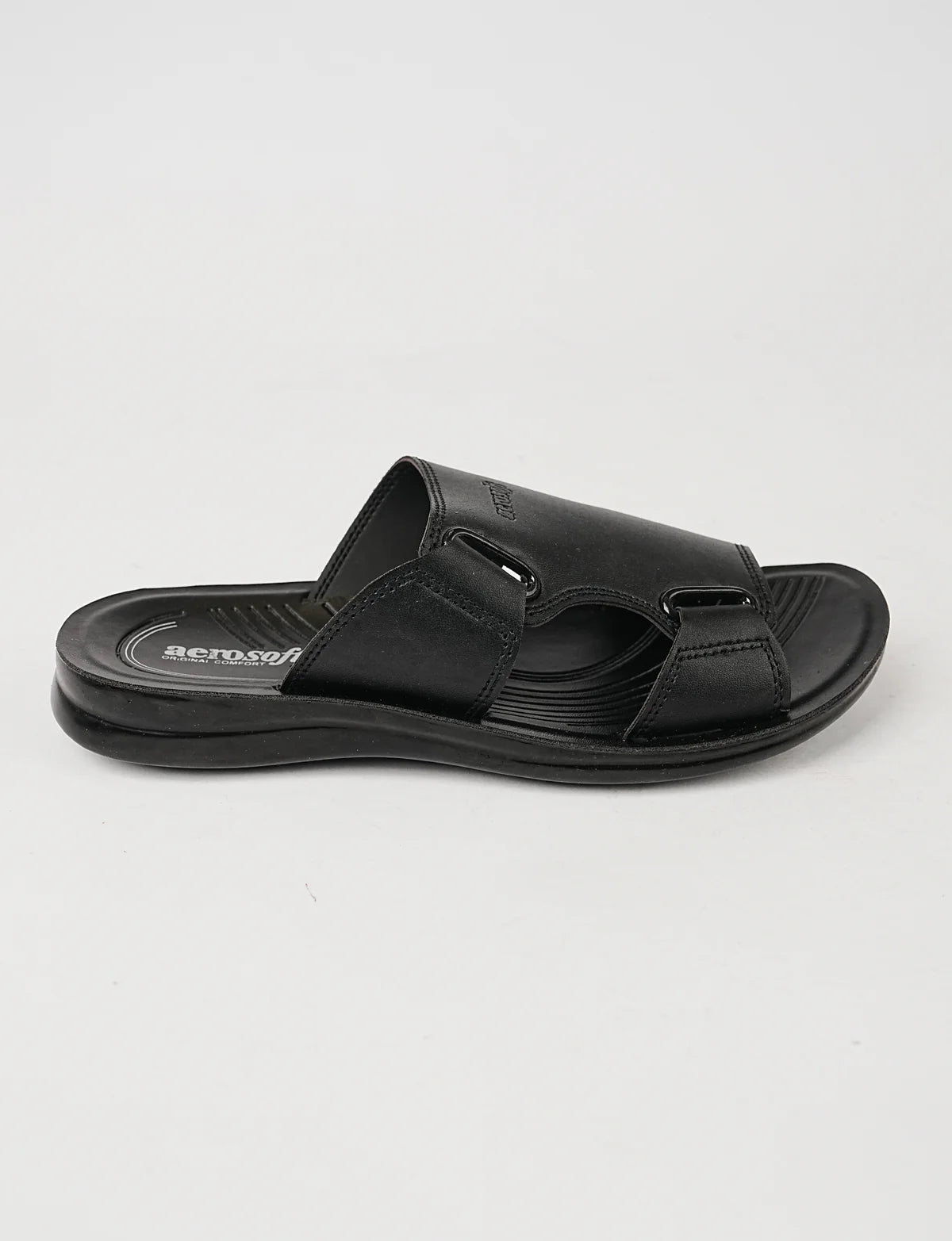 Mens Slippers P02T1 Black