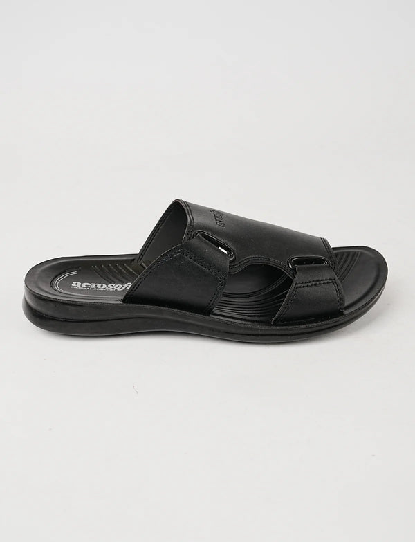 Mens Slippers P02T1 Black