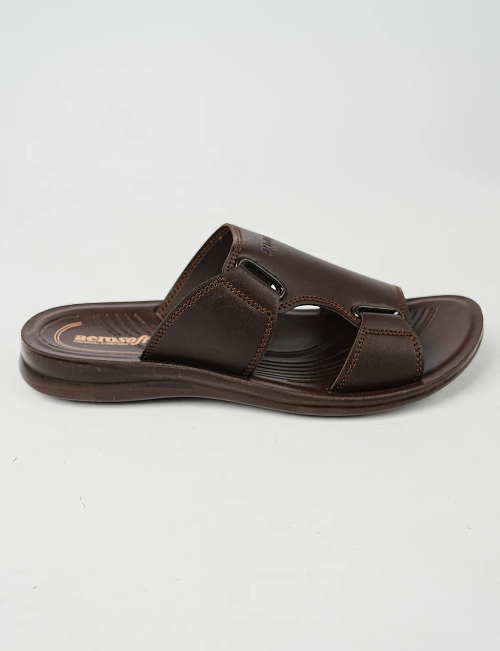 Mens Slippers P02T1 Brown