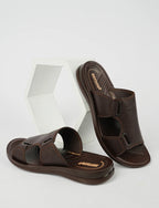 Mens Slippers P02T1 Brown